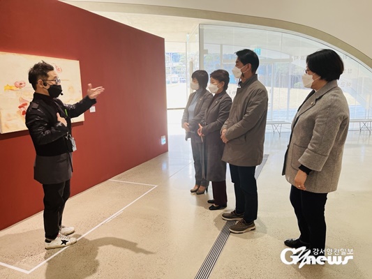 스페이스 K 서울 미술관을 방문한 강서구의회 미래복지위원회