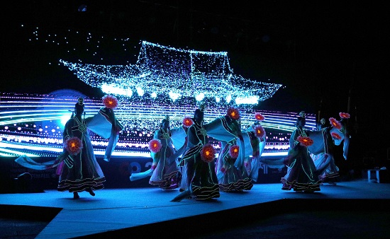 지난해 개최된 관악강감찬축제 개막식 LED 미디어 퍼포먼스낙성연