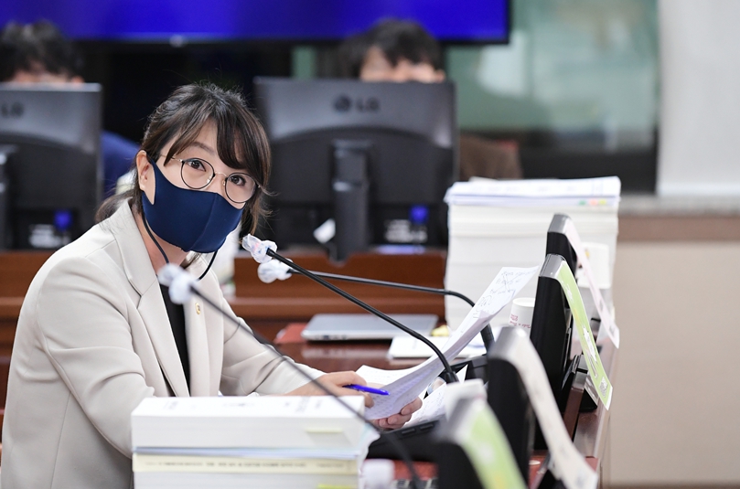김혜영 의원, 제315회 정례회 행정사무감사 질의 사진