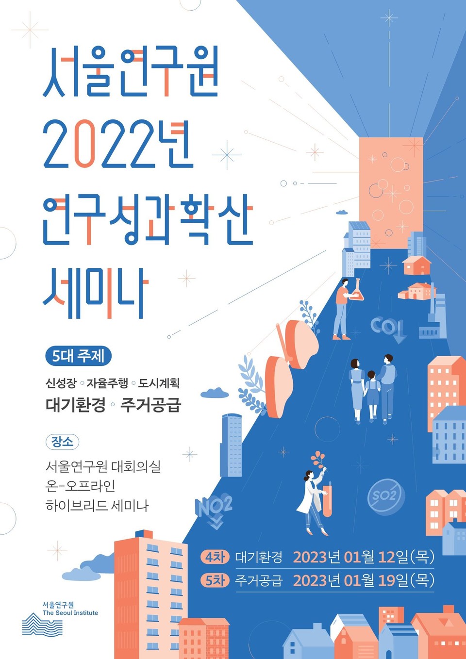전환시대 서울시 신주거정책방향 모색 세미나 포스터